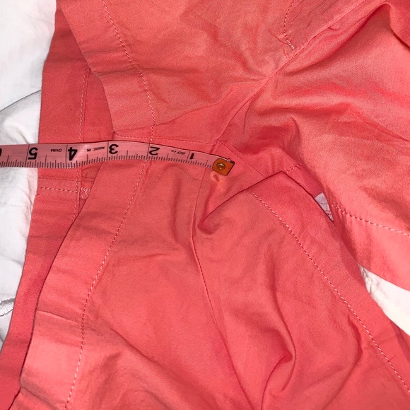 J. CREW Size 8 Chino orange cotton 3in shorts women’s size 8 - Picture 6 of 10